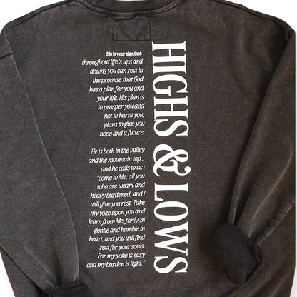 HIGHS AND LOWS - CREWNECK