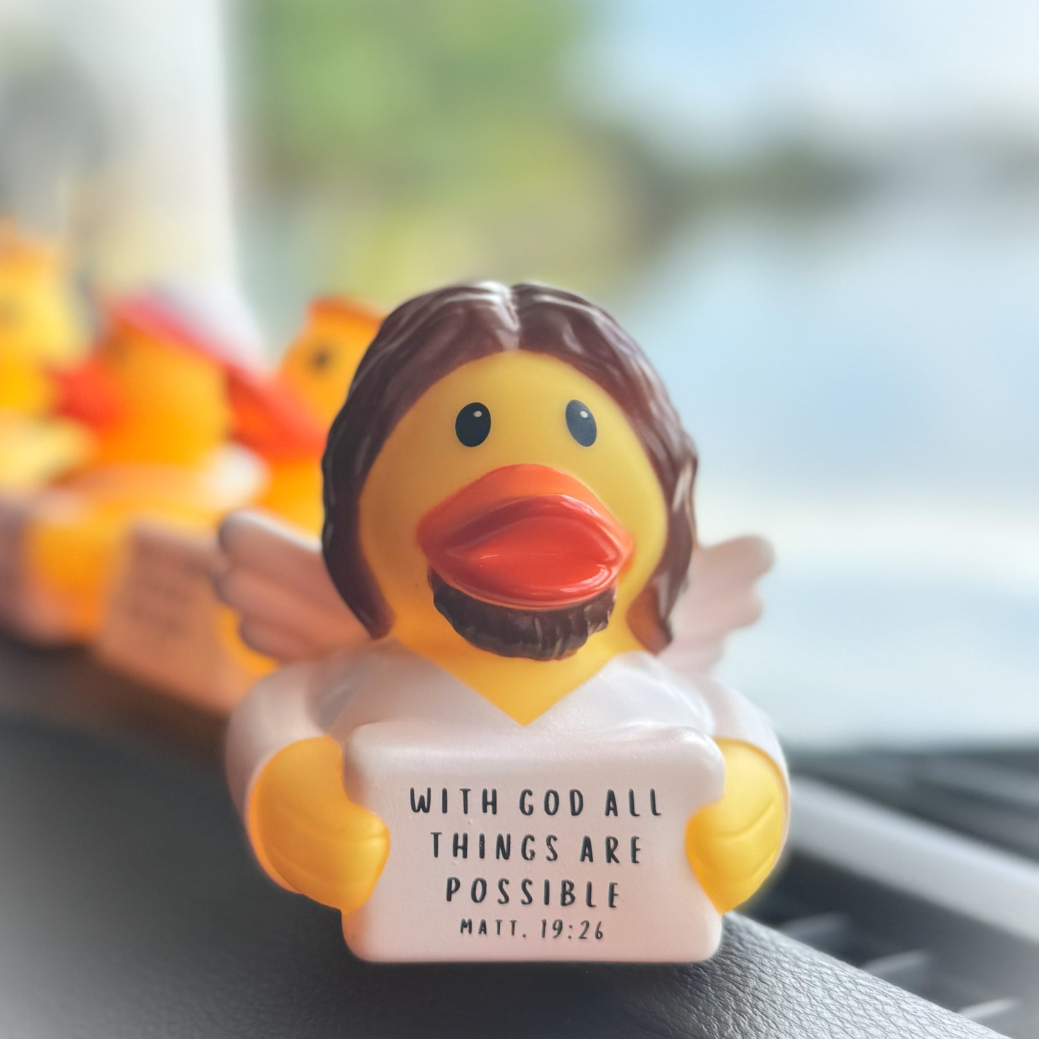 WITH GOD ALL THINGS ARE POSSIBLE - Jesus Duck (Collector&
