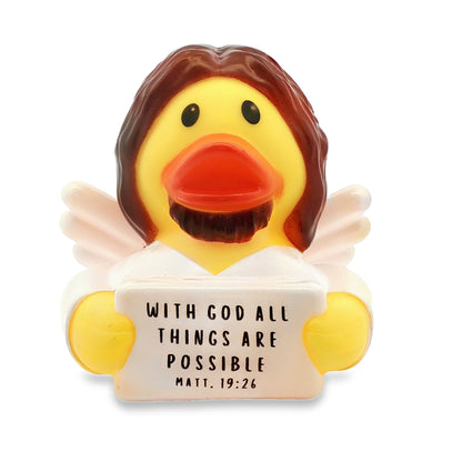 WITH GOD ALL THINGS ARE POSSIBLE - Jesus Duck (Collector&