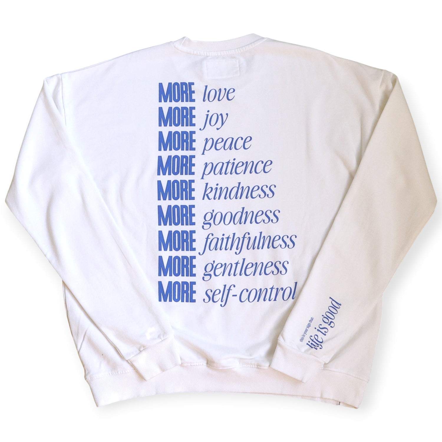 LIFE IS GOOD / MORE FRUITS - CREWNECK