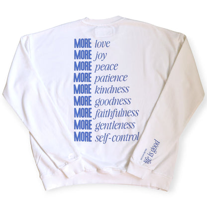 LIFE IS GOOD / MORE FRUITS - CREWNECK
