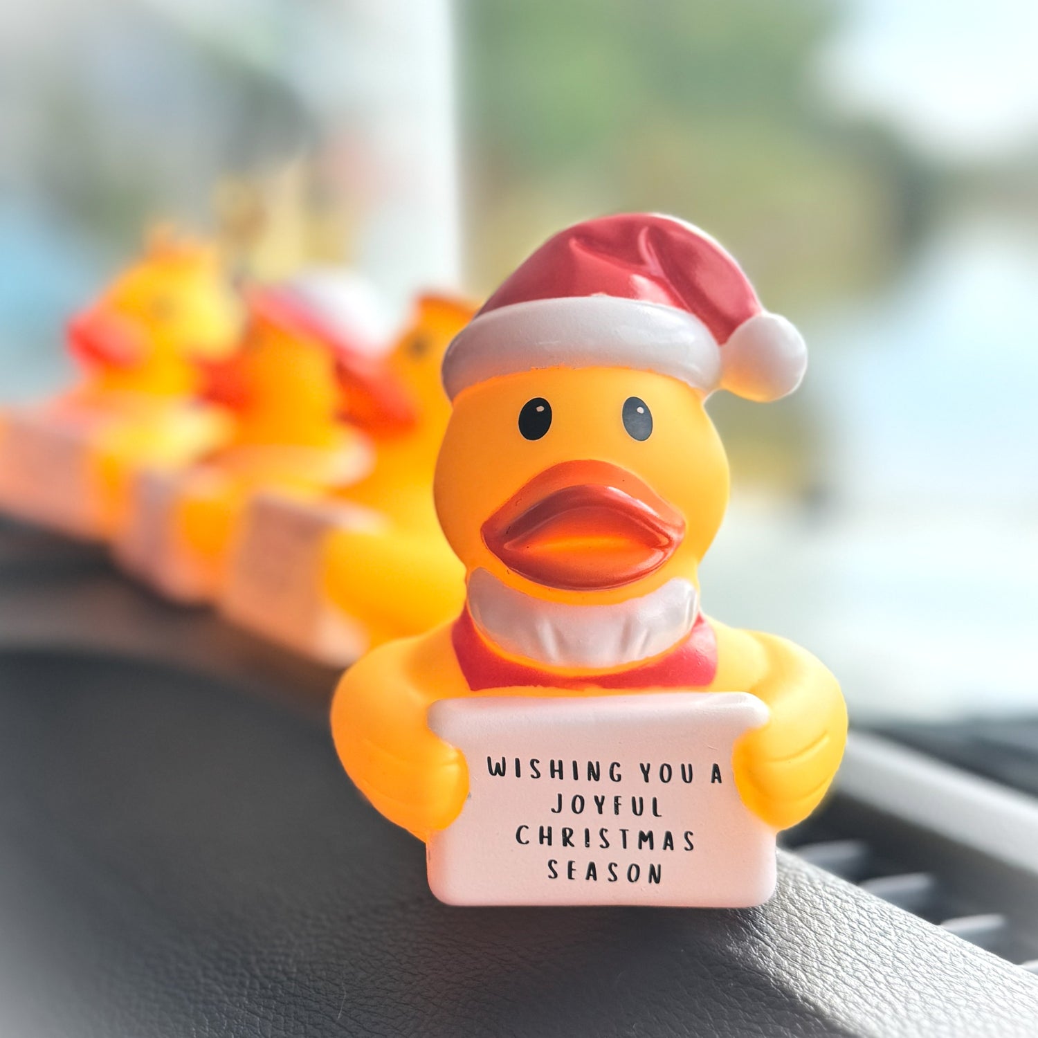 Wishing You a Joyful Christmas Season - Father Quackmas Christmas Duck (Collector&