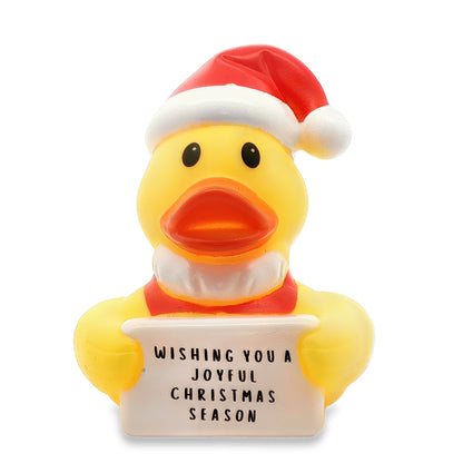 Wishing You a Joyful Christmas Season - Father Quackmas Christmas Duck (Collector&