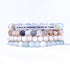 ALWAYS MY DAUGHTER 4 BRACELET GIFT SET - AMAZONITE - Inspiration Co.