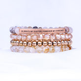 ALWAYS MY SISTER 4 BRACELET GIFT SET - BAMBOO - Inspiration Co.