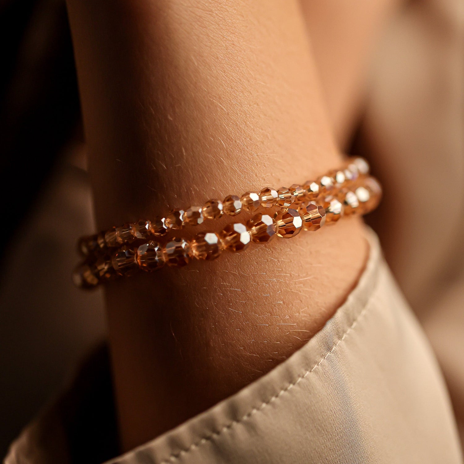 AMBER CRYSTAL - ACCENT BRACELET - Inspiration Co.