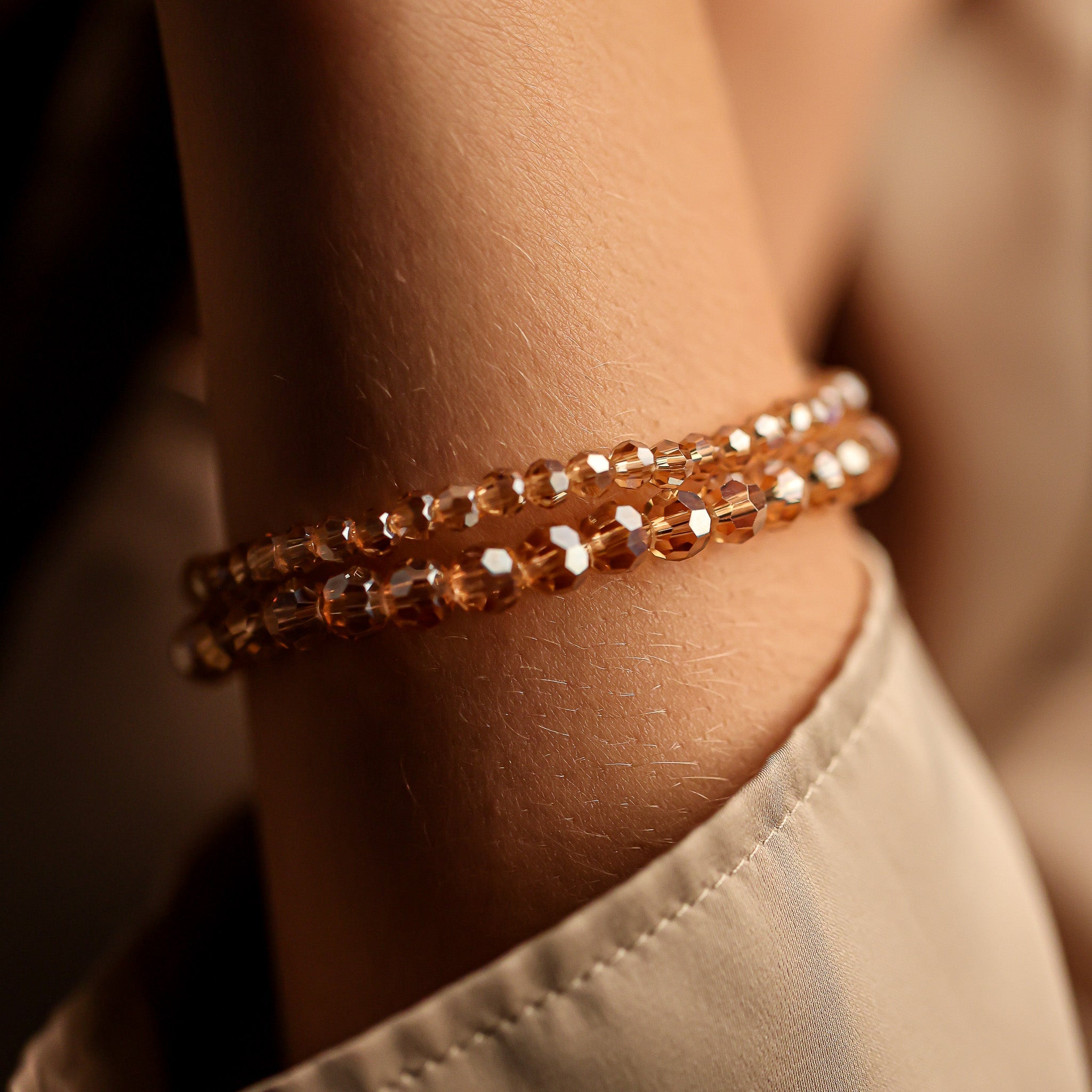 AMBER CRYSTAL - ACCENT BRACELET - Inspiration Co.