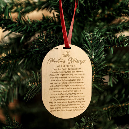 Blessing of Protection - Christmas Blessings Ornament - Inspiration Co.