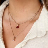 Clear Quartz (APRIL) Raw Birthstone Charm - Inspiration Co.