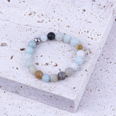 EARTHSTONE STRETCH RING - AMAZONITE - Inspiration Co.