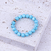 EARTHSTONE STRETCH RING - TURQUOISE - Inspiration Co.