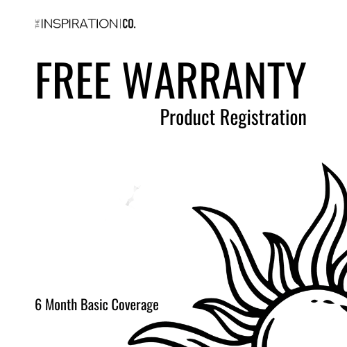FREE WARRANTY Product Registration - Inspiration Co.