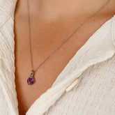 Garnet(JAN) Raw Birthstone Charm - Inspiration Co.