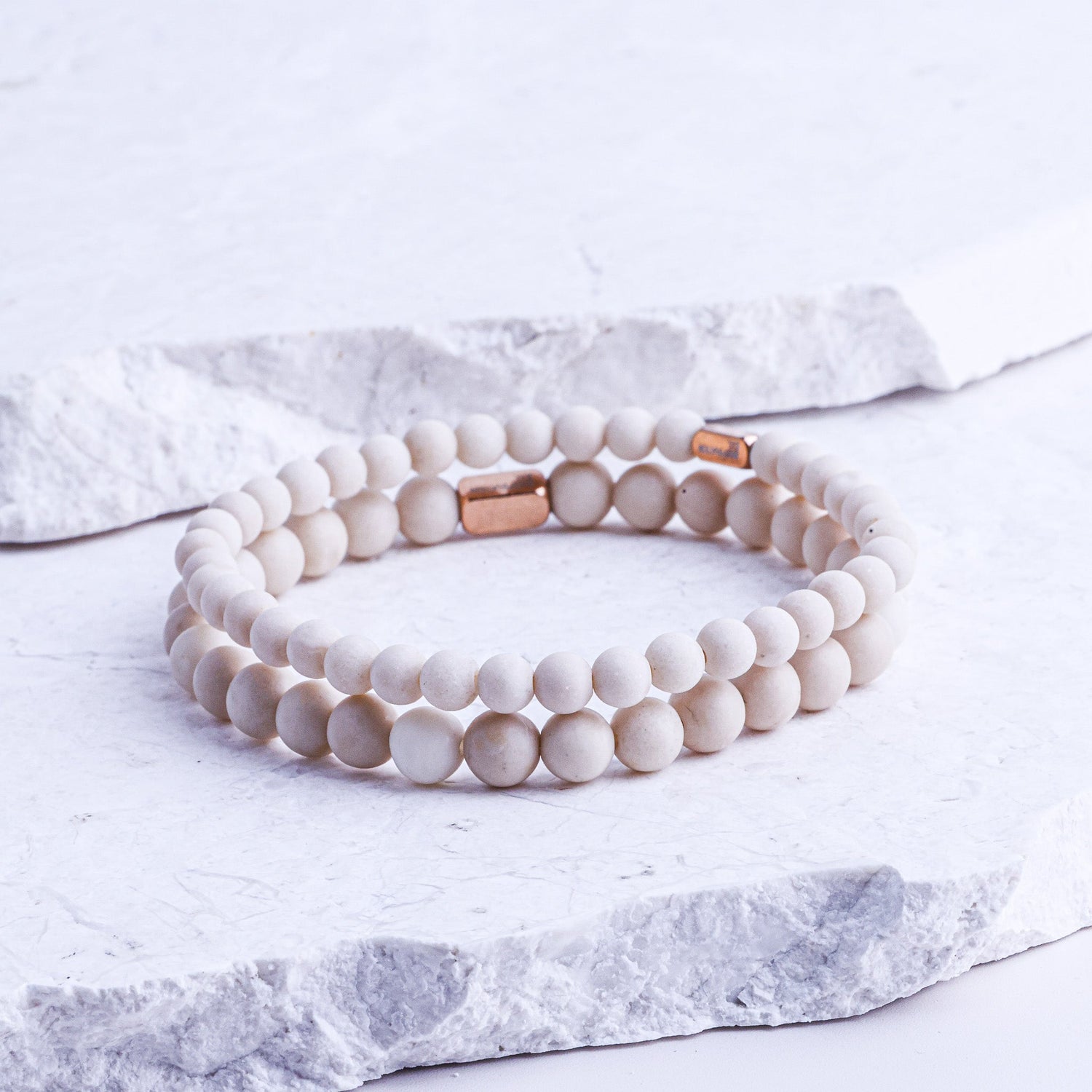 Bracelet Baroque en Jaspe Mokaïte Bracelet Baroque en Jaspe Mokaïte