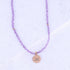 MICRO GEMSTONE NECKLACE - AMETHYST - Inspiration Co.