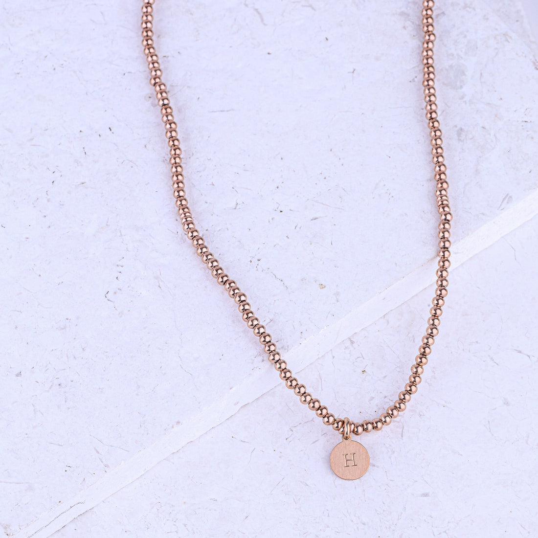 MICRO GEMSTONE NECKLACE - ROSE GOLD - Inspiration Co.