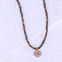 MICRO GEMSTONE NECKLACE - TIGER EYE - Inspiration Co.
