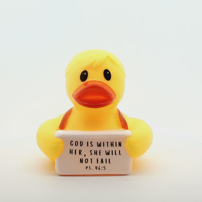 GOD IS WITHIN HER, SHE WILL NOT FAIL  - Little Lola Duck (Collector&
