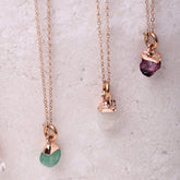 Ruby(JULY) Raw Birthstone Charm - Inspiration Co.