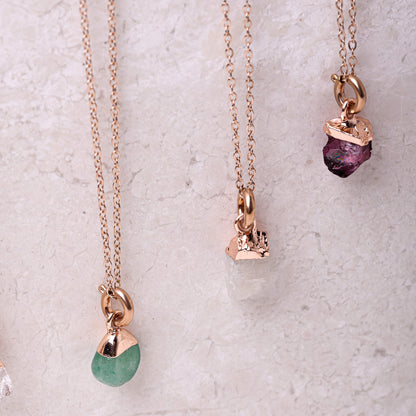 Ruby(JULY) Raw Birthstone Charm - Inspiration Co.