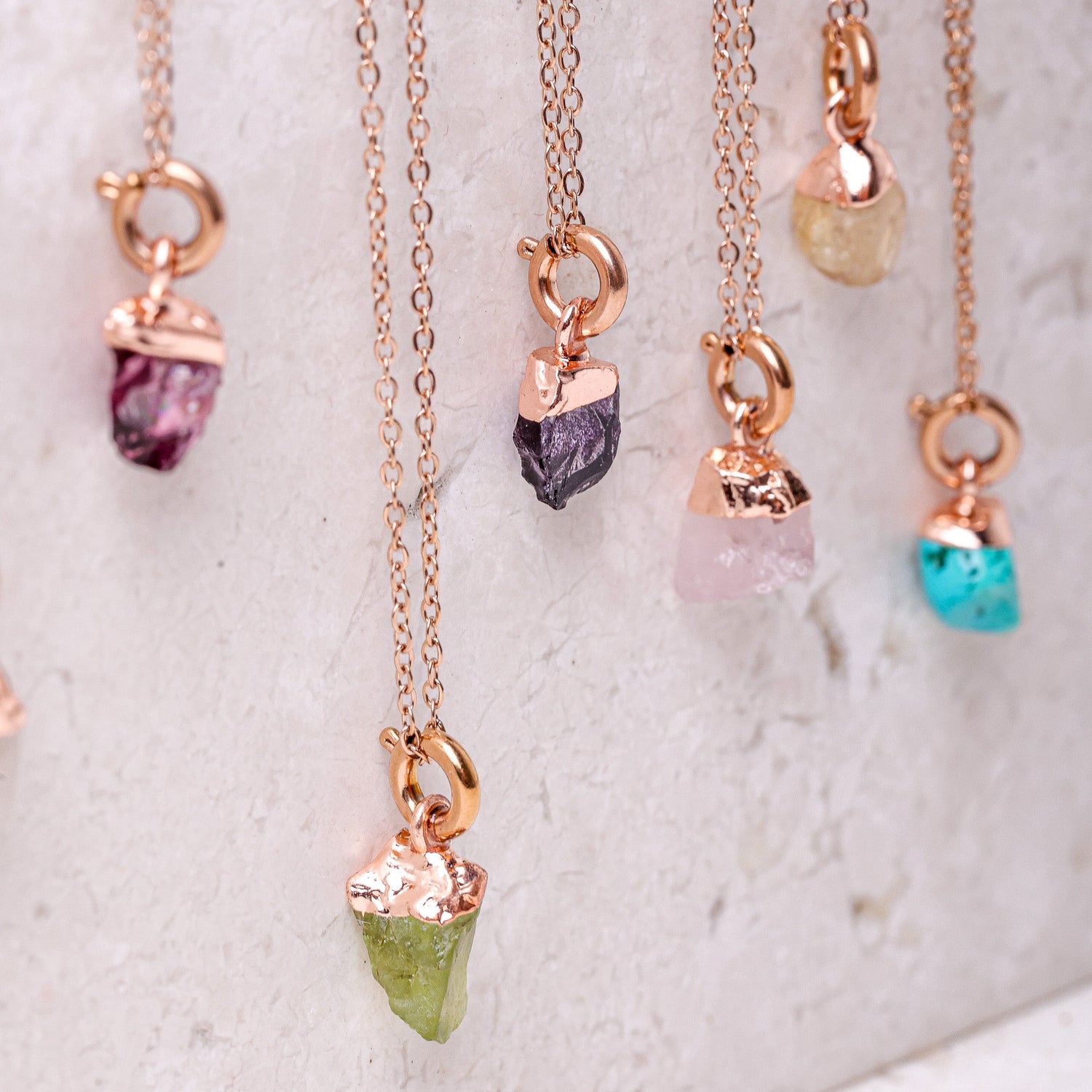 Ruby(JULY) Raw Birthstone Charm - Inspiration Co.