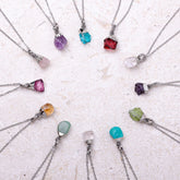 Ruby(JULY) Raw Birthstone Charm - Inspiration Co.