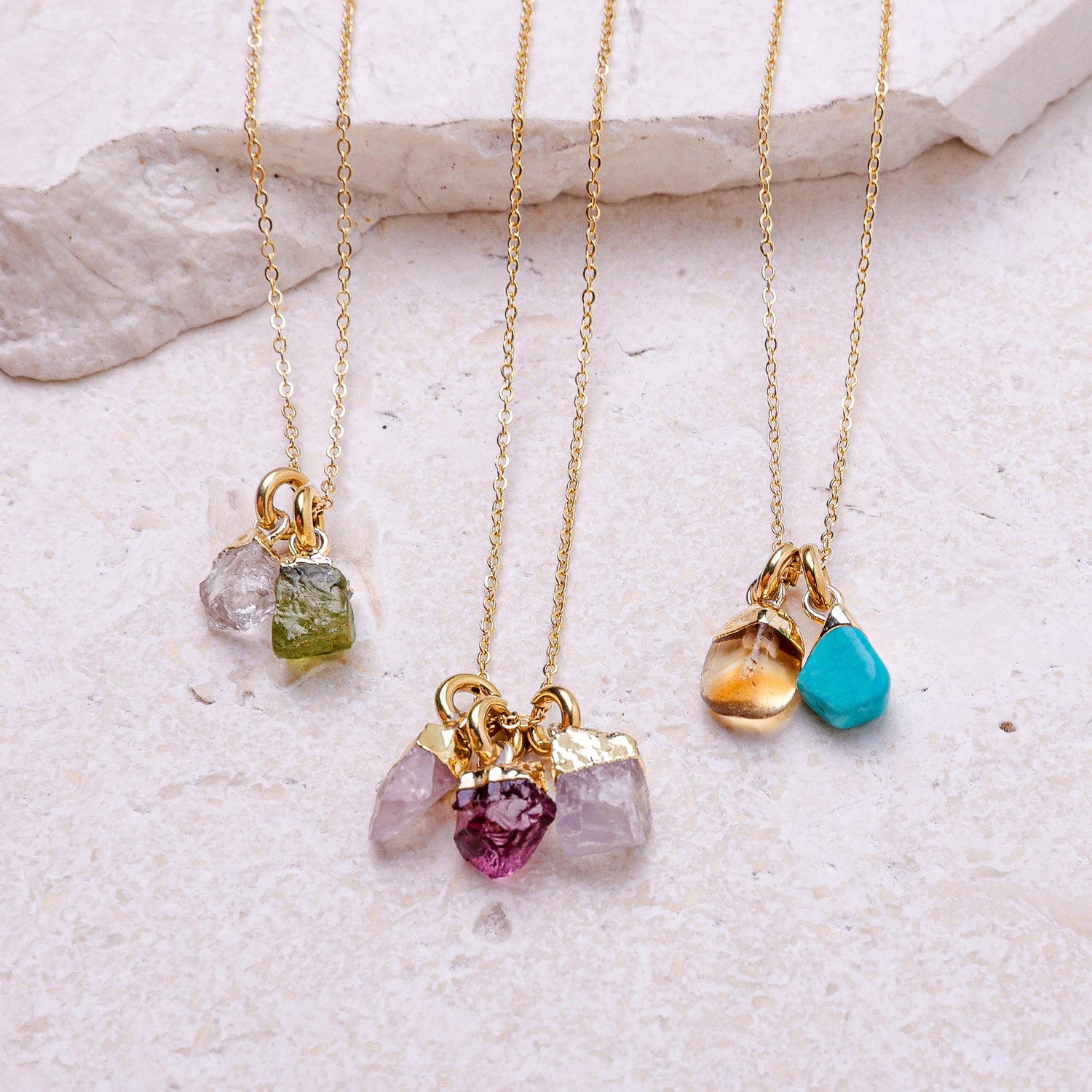 Ruby(JULY) Raw Birthstone Charm - Inspiration Co.