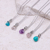 Ruby(JULY) Raw Birthstone Charm - Inspiration Co.