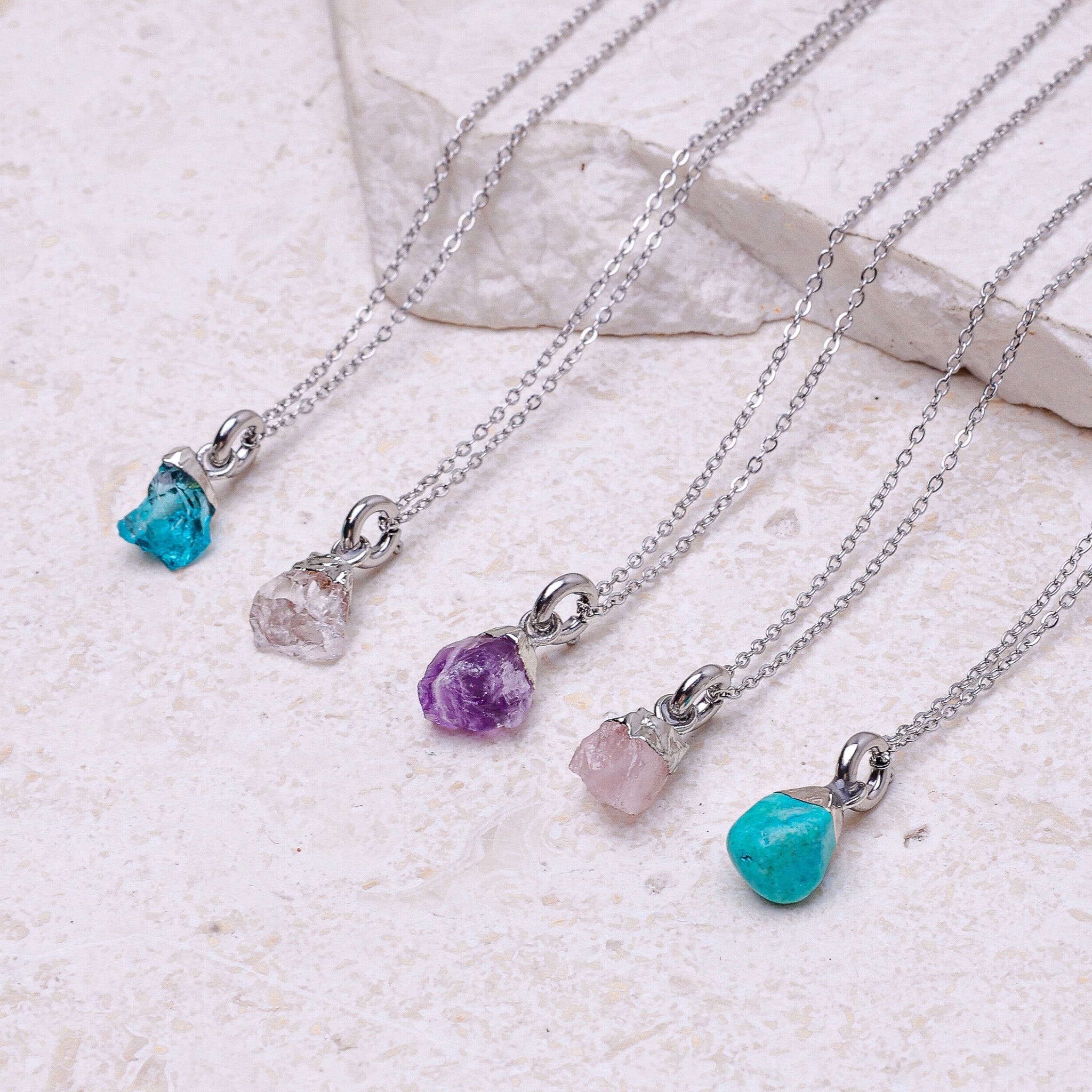 Ruby(JULY) Raw Birthstone Charm - Inspiration Co.