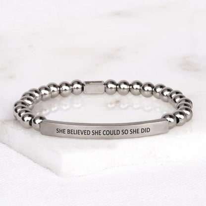 SHE BELIEVED SHE COULD SO SHE DID - Inspiration Co.