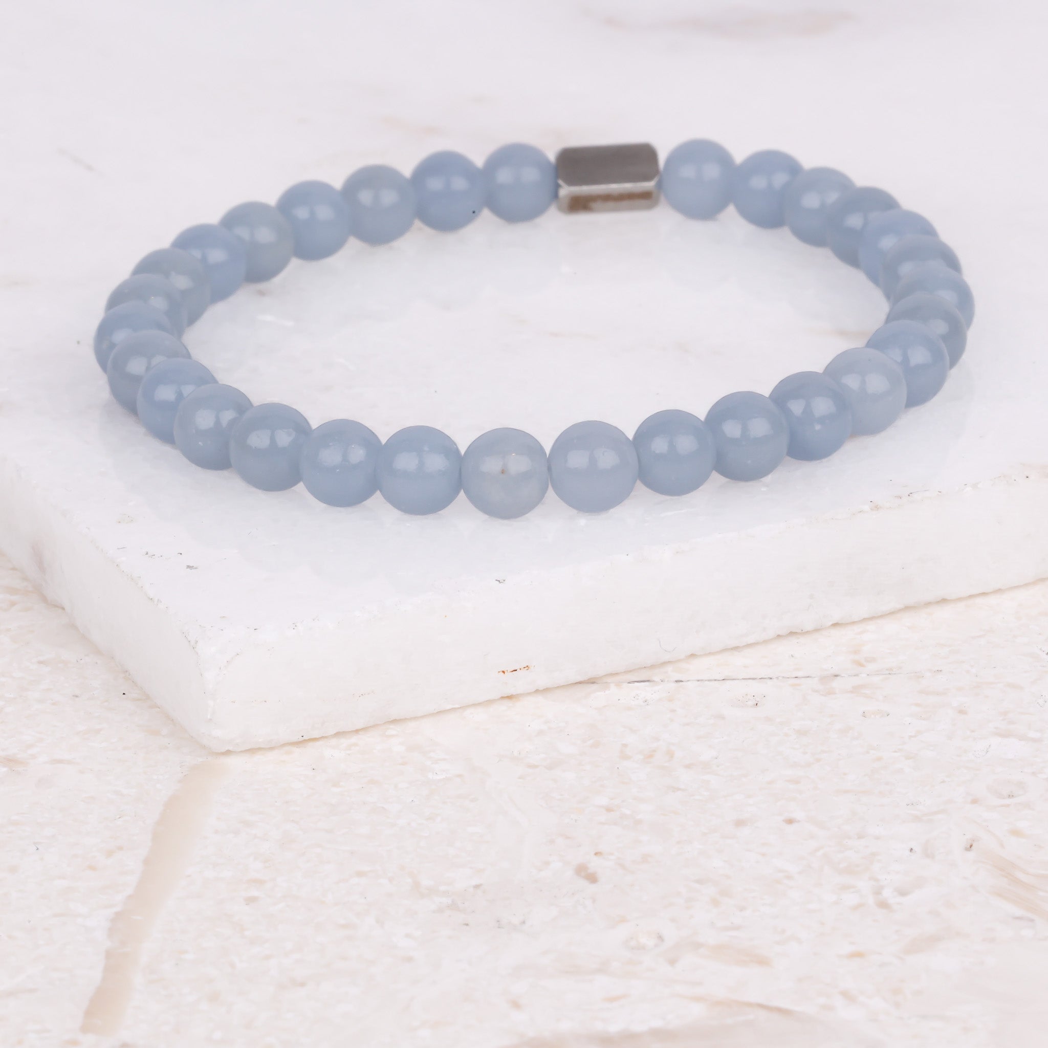 ACCENT BRACELET - BLUE ANGELITE - Inspiration Co.