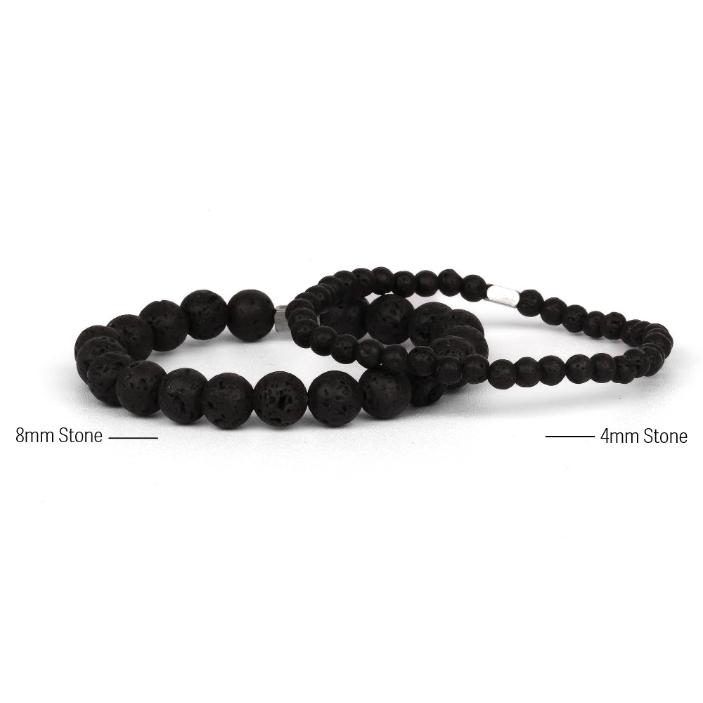 ACCENT BRACELET - LAVA STONE - Inspiration Co.