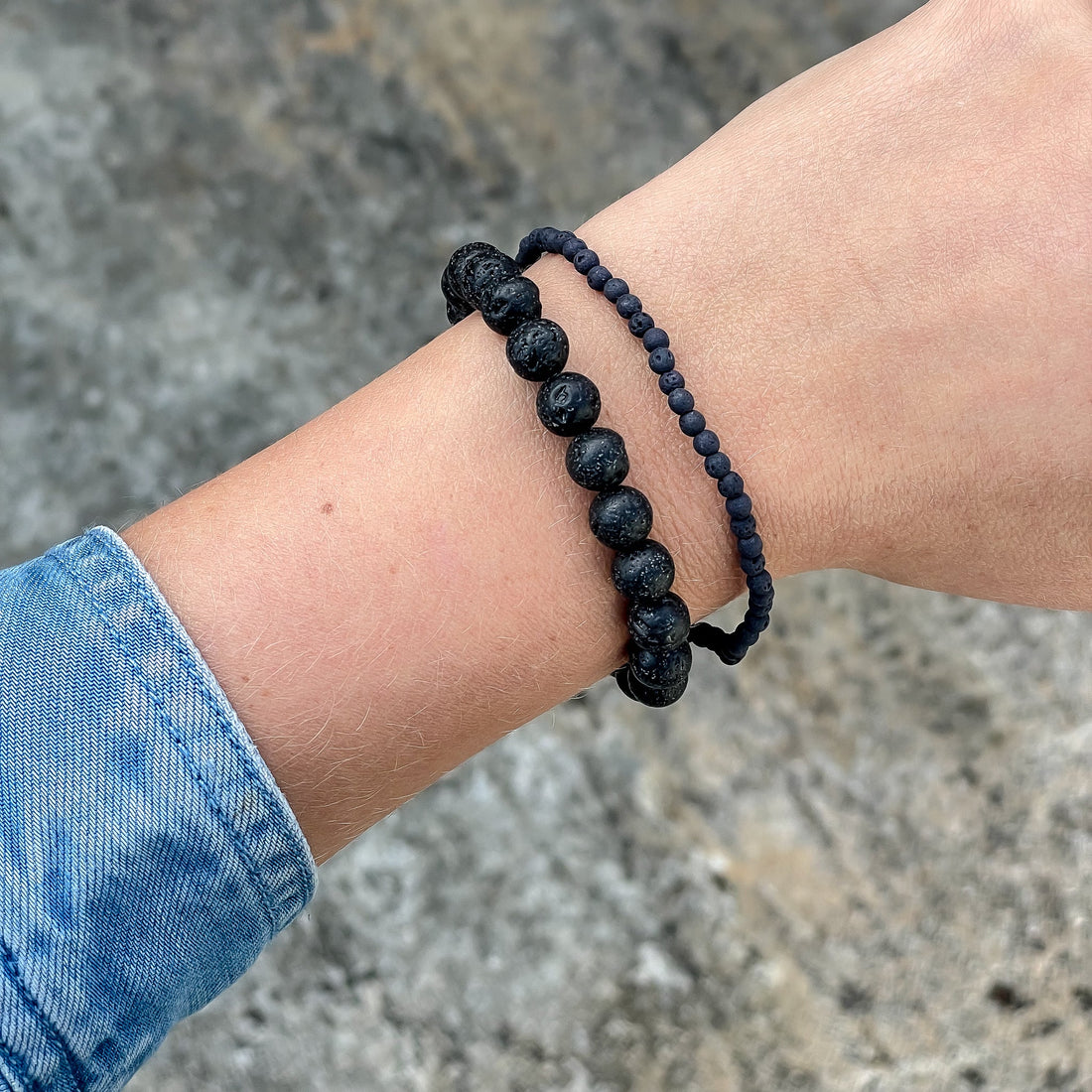 ACCENT BRACELET - LAVA STONE - Inspiration Co.