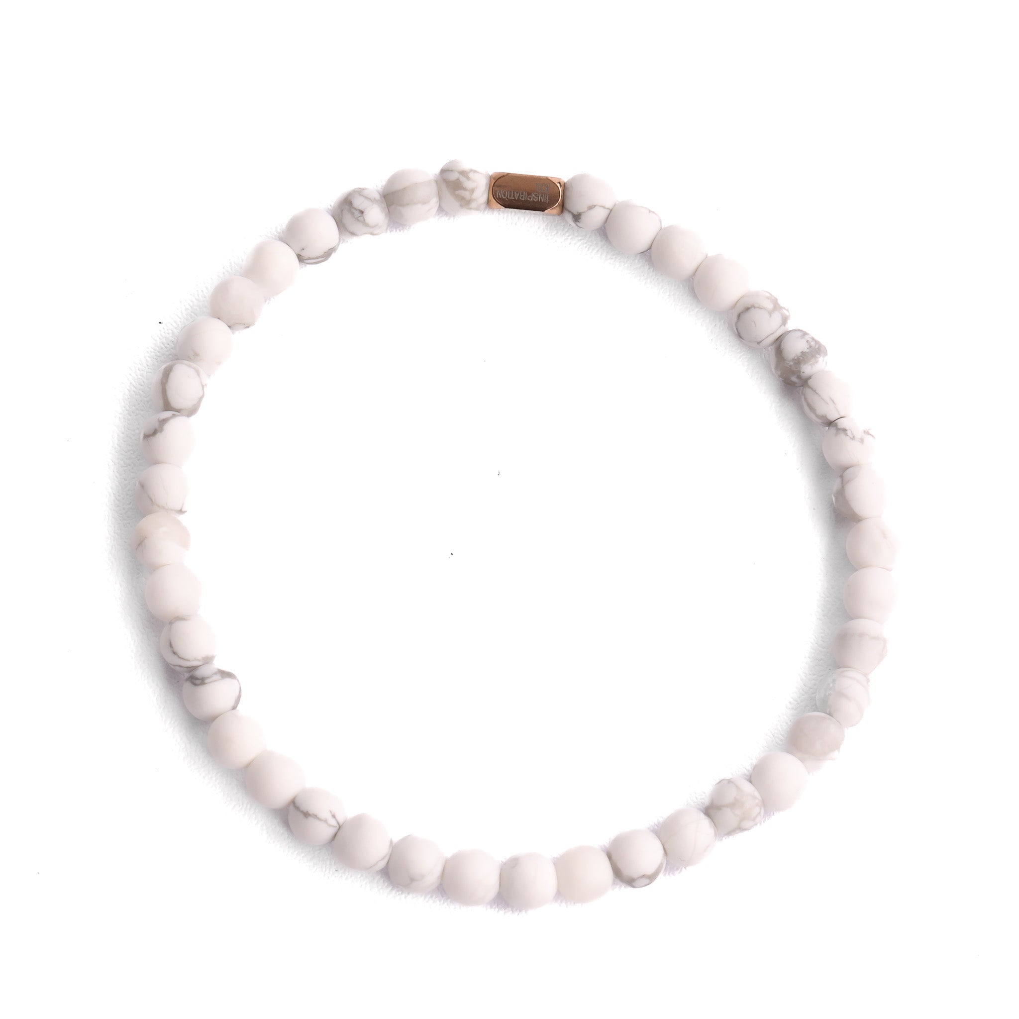 ACCENT BRACELET - MARBLE HOWLITE - Inspiration Co.