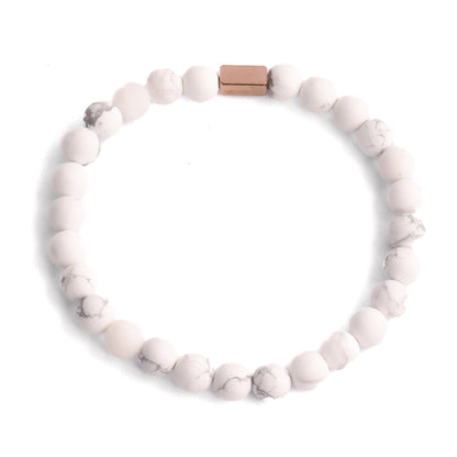 ACCENT BRACELET - MARBLE HOWLITE - Inspiration Co.