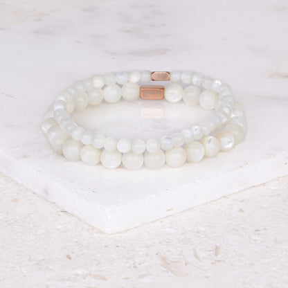 ACCENT BRACELET -MOTHER OF PEARL - Inspiration Co.