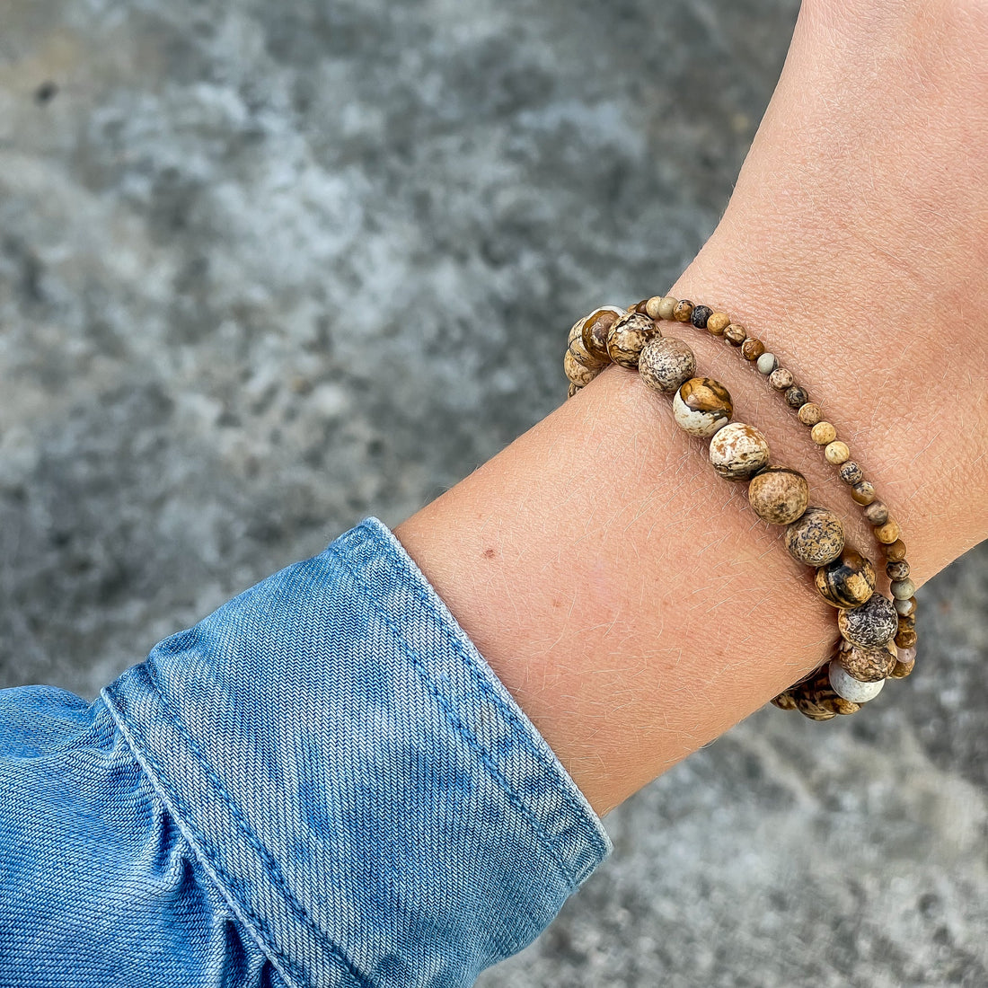 ACCENT BRACELET - WOODEN JASPER - Inspiration Co.