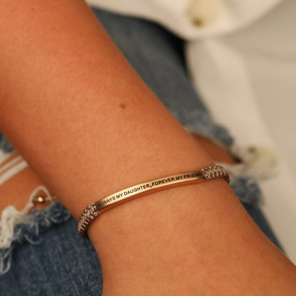 ALWAYS MY DAUGHTER, FOREVER MY FRIEND ROPE BRACELET - Inspiration Co.