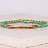 ALWAYS MY DAUGHTER, FOREVER MY FRIEND ROPE BRACELET - Inspiration Co.