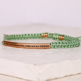 ALWAYS MY DAUGHTER, FOREVER MY FRIEND ROPE BRACELET - Inspiration Co.