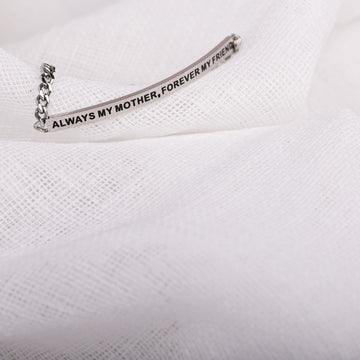 ALWAYS MY MOTHER, FOREVER MY FRIEND - DAINTY CHAIN BRACELET