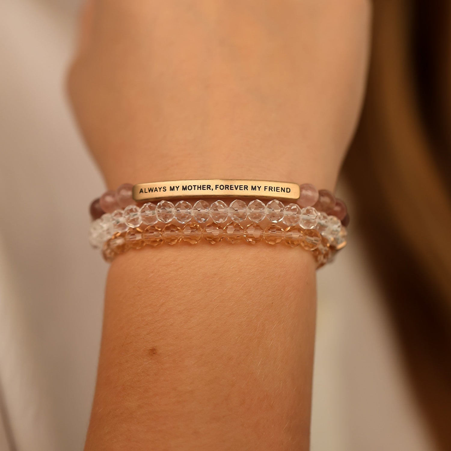 ALWAYS MY MOTHER MULTI STONE GIFT SET - DIAMOND CRYSTAL - Inspiration Co.