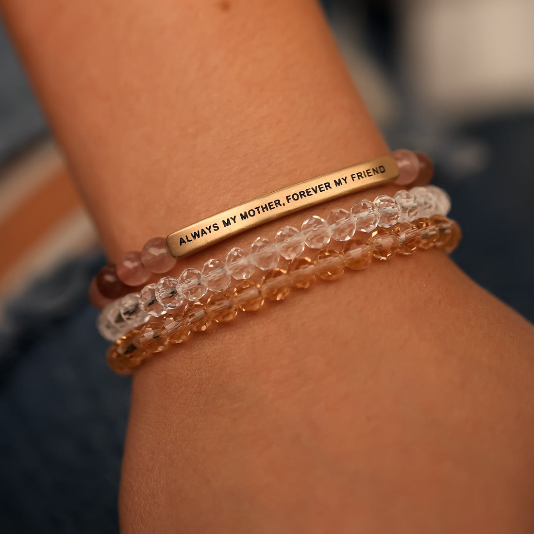 ALWAYS MY MOTHER MULTI STONE GIFT SET - DIAMOND CRYSTAL - Inspiration Co.