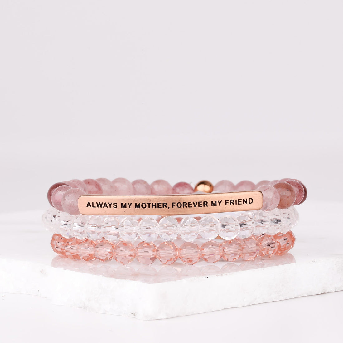 ALWAYS MY MOTHER MULTI STONE GIFT SET - DIAMOND CRYSTAL - Inspiration Co.