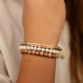 ALWAYS MY MOTHER MULTI STONE GIFT SET - MOTHER OF PEARL - Inspiration Co.
