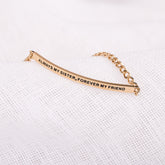 ALWAYS MY SISTER, FOREVER MY FRIEND - DAINTY CHAIN BRACELET - Inspiration Co.