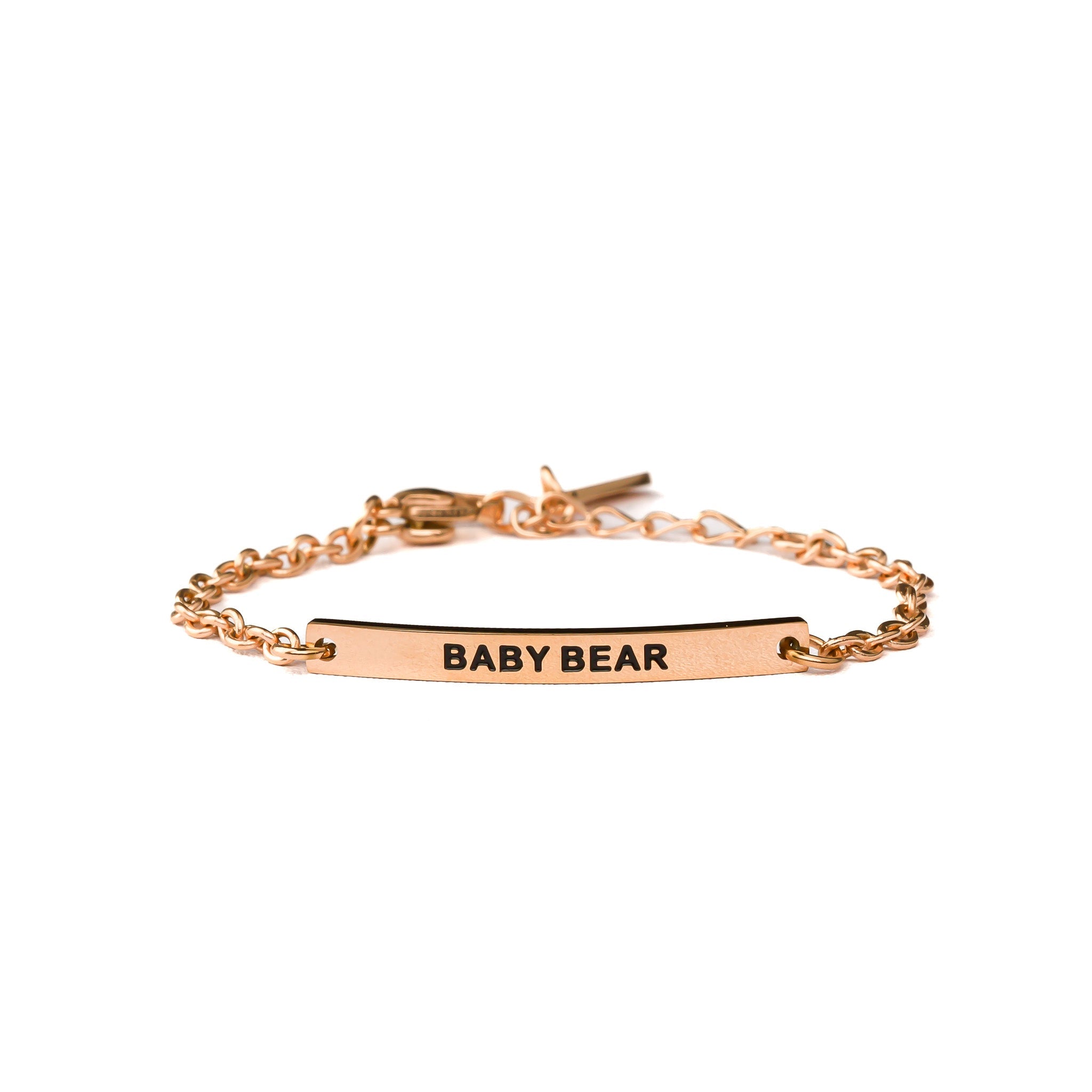 Baby Rectangular Chain Bracelet with Tusk Clasp | Gabriela Artigas