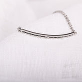 BE ANXIOUS FOR NOTHING LET YOUR PRAYERS BE KNOWN - DAINTY CHAIN BRACELET - Inspiration Co.