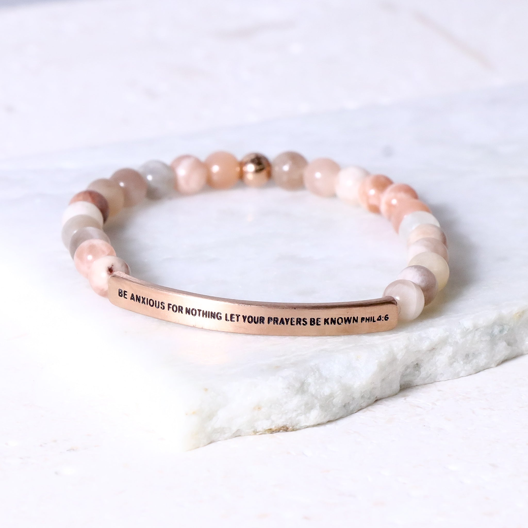 Custom-Designed Scripture Charm Bracelet – Meaningful Jewelry Pink / Heart