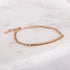 BE STRONG AND COURAGOUS FOR I AM WITH YOU- DAINTY CHAIN BRACELET - Inspiration Co.